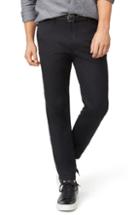 Men's Club Monaco Connor Trim Fit Stretch Cotton Chino Pants X 30 - Black