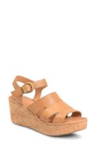 Women's B?rn Anori Platform Wedge Sandal M - Brown