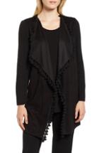 Women's Ming Wang Sequin Front Knit Jacket