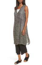 Women's Eileen Fisher Organic Linen Blend Sleeveless Wrap Tunic