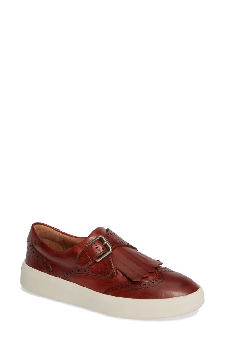 Women's Frye Brea Kiltie Sneaker .5 M - Red