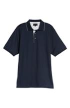 Men's Bobby Jones Solid Tipped Polo, Size - Blue