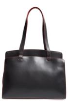 Lodis Audrey Collection - Jana Leather Tote - Black