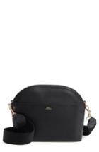 A.p.c. Gabrielle Leather Shoulder Bag - Black