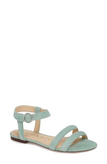 Women's Sole Society Malie Sandal M - Green