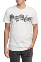 Men's Rvca Oblow Roses T-shirt, Size - Ivory