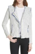 Women's Iro 'agnette' Tweed Jacket Us / 34 Fr - White