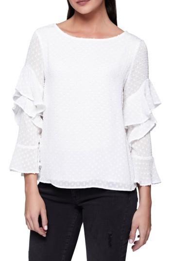 Women's Sanctuary Bianca Ruffle Top - Ivory