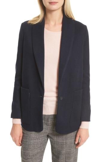 Women's Joie Jemora Elbow Patch Blazer - Blue