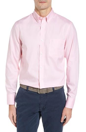 Men's Nordstrom Men's Shop Smartcare(tm) Oxford Sport Shirt - Pink
