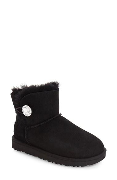 Women's Ugg Mini Bailey Button Bling Boot