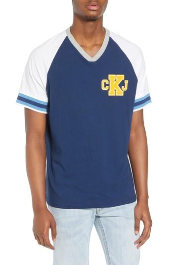 Men's Calvin Klein Jeans Colorblock T-shirt - Blue