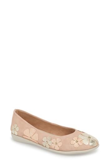 Women's The Flexx Miss Hippie Ballerina Flat M - Metallic