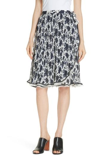 Women's Tory Burch Quincy Wrap Skirt - Black