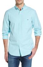 Men's Vineyard Vines Seafloor Tucker Gingham Sport Shirt - Green