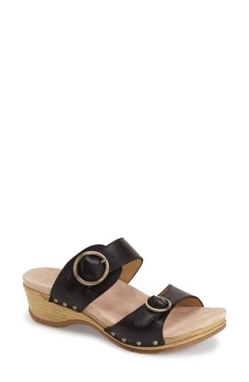 Women's Dansko 'manda' Slide Sandal .5-7us / 37eu M - Black