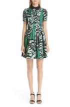 Women's Valentino Tiger Re-edition Fit & Flare Dress - Green