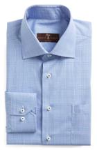 Men's Robert Talbott Classic Fit Check Dress Shirt - Blue