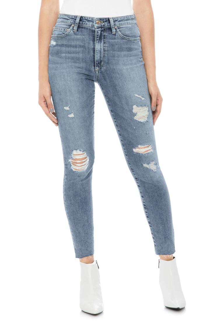 Women's Joe's Charlie Ripped High Waist Crop Skinny Jeans