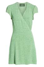 Women's Reformation Dawn Wrap Minidress - Green