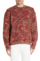 Men's Lemaire Mohair Blend Paisley Sweater