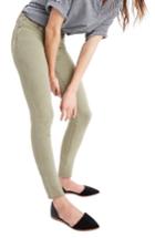 Women's Madewell 9-inch High-rise Skinny Jeans: Raw-hem Garment-dyed Edition