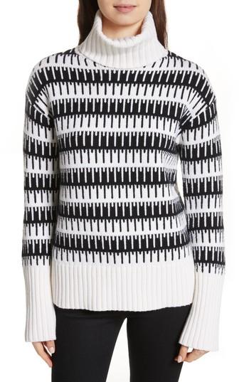 Women's Theory Wyndora J Charmant Wool & Cashmere Sweater - Ivory
