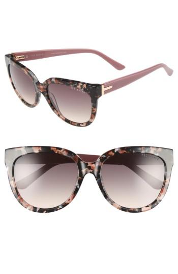Women's Ted Baker London 55mm Cat Eye Sunglasses -