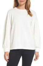 Women's Pleione Tie Back Sweatshirt, Size - Ivory