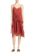 Women's Elizabeth And James Cynthia Ruffle Silk Dress