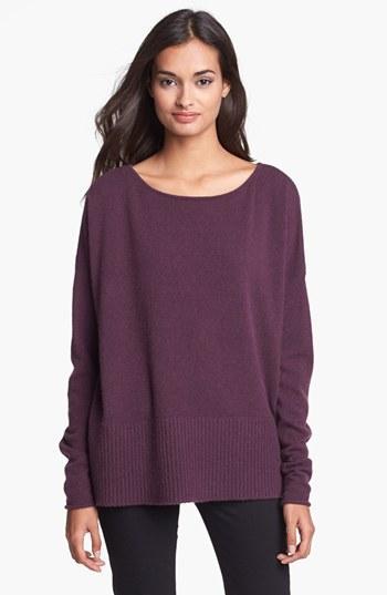 Diane Von Furstenberg 'bozeman' Cashmere Sweater Maroon