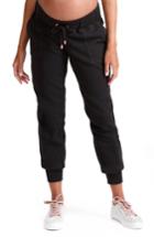 Women's Ingrid & Isabel Knit Active Maternity Jogger Pants - Black