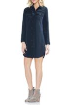 Women's Vince Camuto Two-pocket Shirtdress - Blue