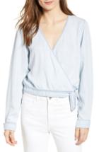 Women's Dl1961 Cloisters Wrap Top - Blue