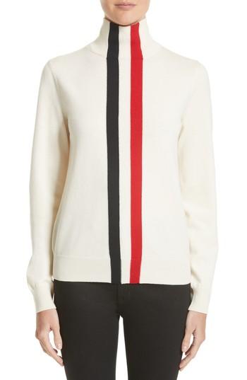 Women's Moncler Ciclista Tricot Knit Sweater - Ivory