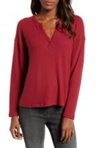 Women's Pst By Project Social Tee Cozy Tee - Burgundy