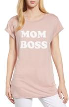 Women's Caslon Off-duty Tired As A Mother Tee - Pink