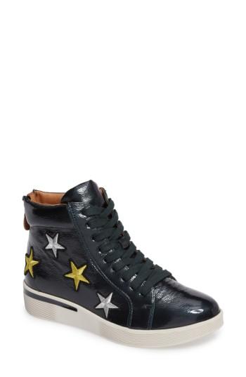 Women's Gentle Souls Helka Star High Top Sneaker M - Green