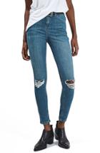 Women's Topshop 'jamie' Ripped Ankle Skinny Jeans