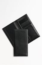 Men's Bosca 'old Leather' Checkbook Wallet - Black