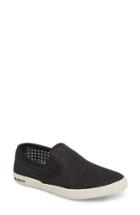 Women's Seavees Baja Perforated Slip-on Sneaker M - Black