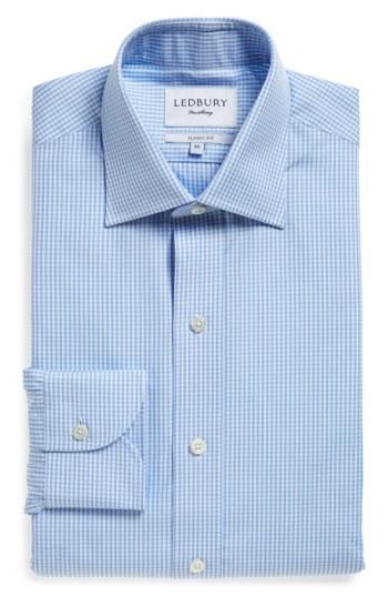 Men's Ledbury Classic Fit Gingham Dress Shirt