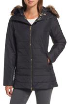 Women's The North Face Harway Heatseeker(tm) Water-resistant Jacket With Faux Fur Trim - Black