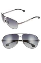 Men's Carrera Eyewear 65mm Polarized Aviator Sunglasses - Ruthenium