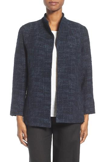 Women's Eileen Fisher Crosshatch Jacquard Jacket