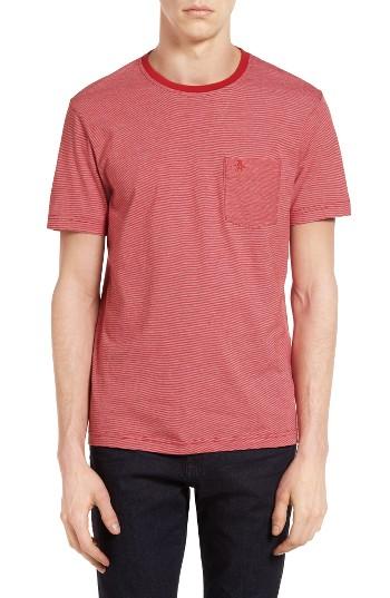 Men's Original Penguin Feeder Stripe Pocket T-shirt