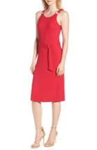 Women's Michael Michael Kors Ring Accent Rib Tank Dress - Pink