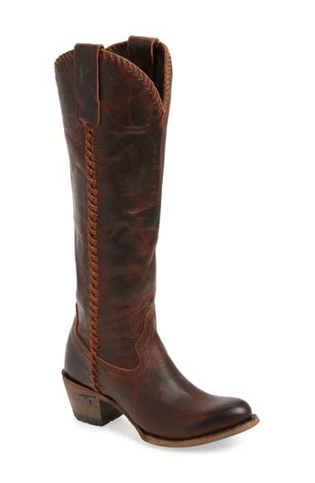 Women's Lane Boots Plain Jane Knee High Western Boot .5 M - Brown