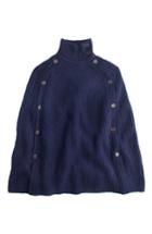 Women's J.crew Mason Convertible Sweater Cape, Size /x-small - Blue