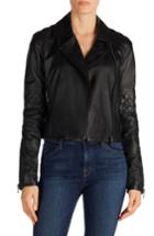 Women's J Brand Adaire Quilted Leather Jacket - Black